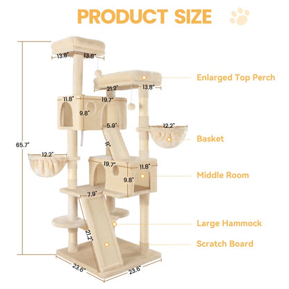 Filey 65.7'' H Cat Tree